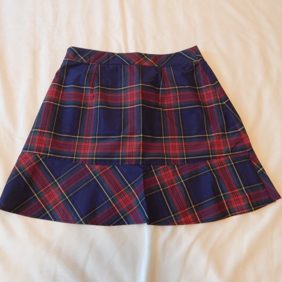 Vineyard Vines Jolly Plaid Party Ruffle Skirt NWT - Picture 10 of 15